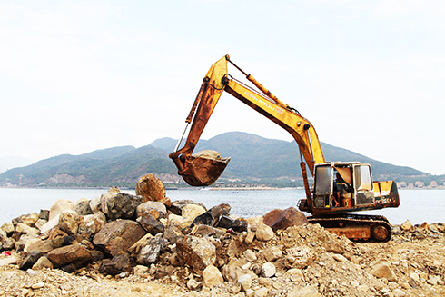 Máy múc này chỉ hoạt động để đối phó.