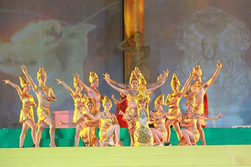 Huyền thoại Ponagar - tiết mục múa gợi nhớ đến huyền sử về Bà mẹ xứ sở