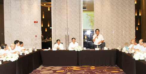 Đồng chí Lê Thanh Quang phát biểu tại hội thảo