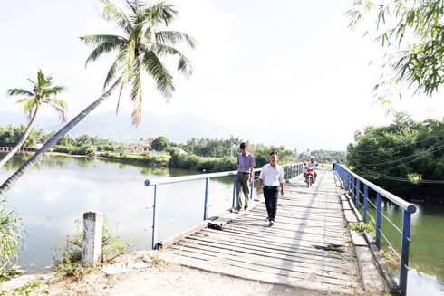 Cầu Hải Triều sắp được xây dựng kiên cố tạo thuận lợi cho người dân đi lại