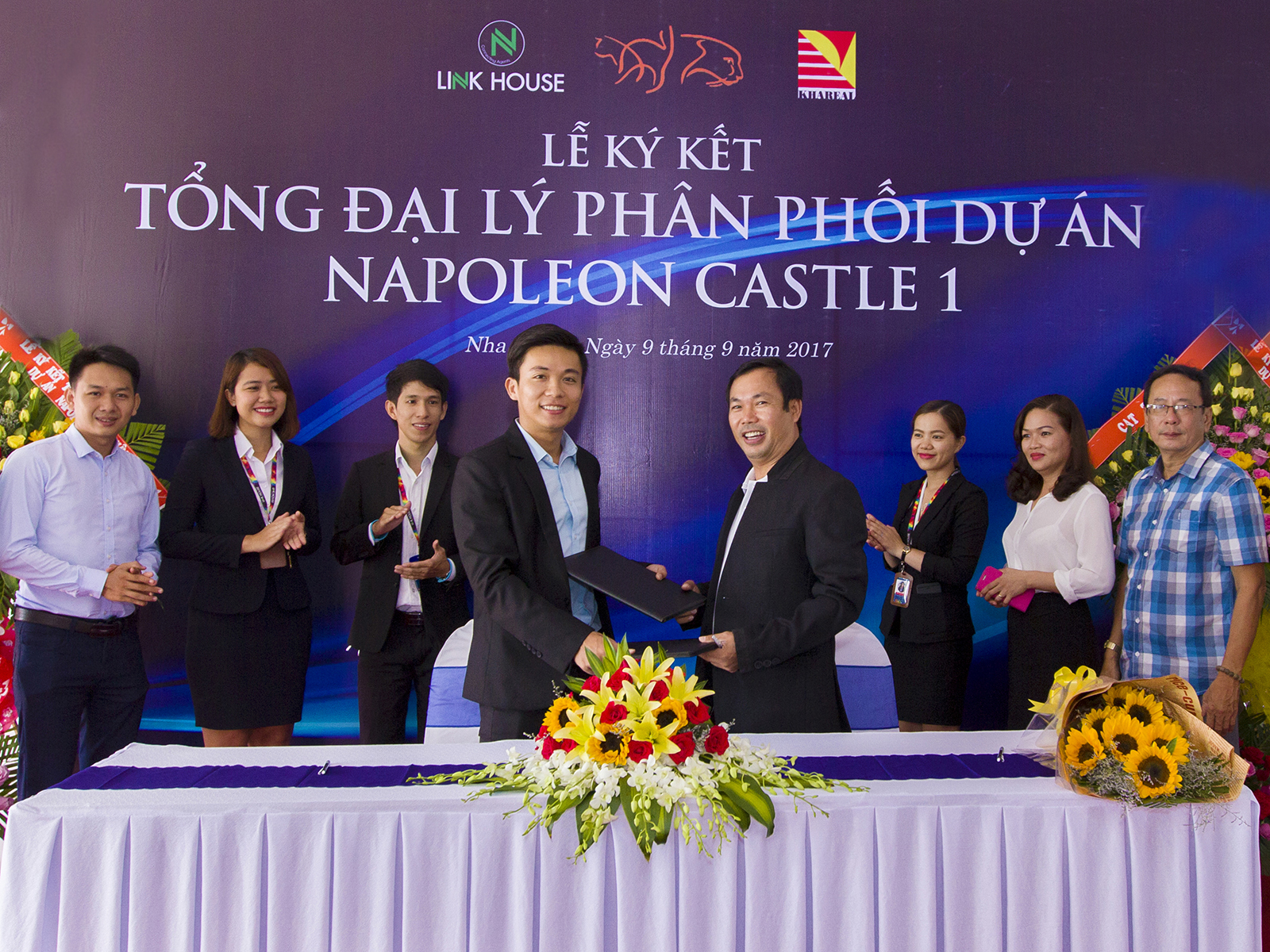 Lễ ký kết hợp tác giữa LinkHouse Nha Trang & Cty TNHH Cat Tiger Khareal