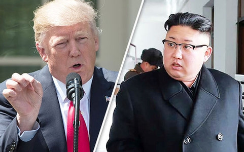 Tổng thống Mỹ Donald Trump (trái) và nhà lãnh đạo Triều Tiên Kim Jong-un. Ảnh: Reuters
