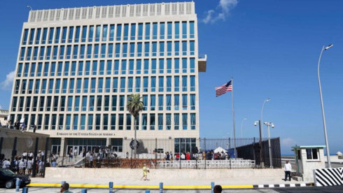 Đại sứ quán Mỹ tại Cuba. (Ảnh: AP)