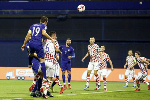 Đội tuyển Croatia tỏ ra vượt trội hơn hẳn so với đội tuyển Hy Lạp.