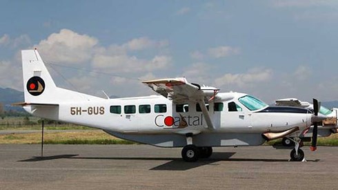 Một chiếc máy bay của hãng Coastal. Ảnh: Channelnewsasia.