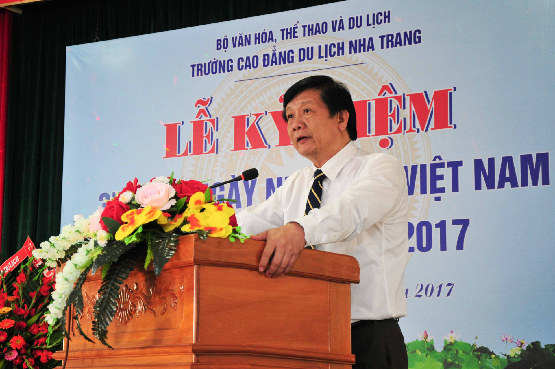 Đồng chí Trần Sơn Hải phát biểu tại buổi lễ
