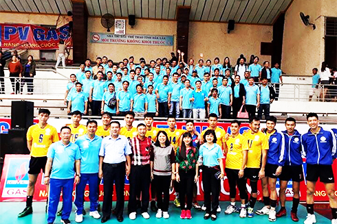 Đội bóng Sanest Khánh Hòa thi đấu tại vòng 2 mùa giải năm nay