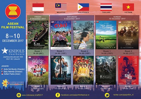 10 phim dự Liên hoan phim ASEAN lần 1 tại Hà Lan.