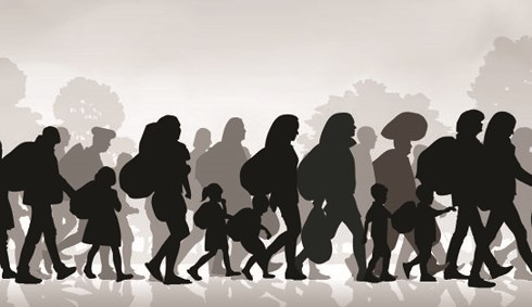 Đồ họa về người di cư. Ảnh: Huffington Post.