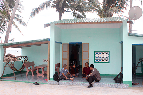 Căn nhà mới của gia đình ông Nguyễn Út.