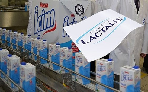 Sữa Lactalis bị thu hồi do nhiễm khuẩn. Ảnh: Tạp chí Sở hữu Trí tuệ và Sáng tạo