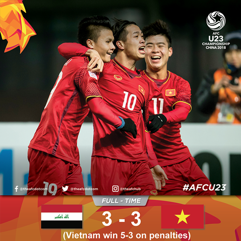 U23 Việt Nam đã làm nên điều kỳ diệu ở VCK U23 châu Á 2018 (Ảnh: AFC).