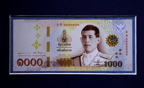 Đồng tiền mới của Thái Lan. Ảnh: Reuters.