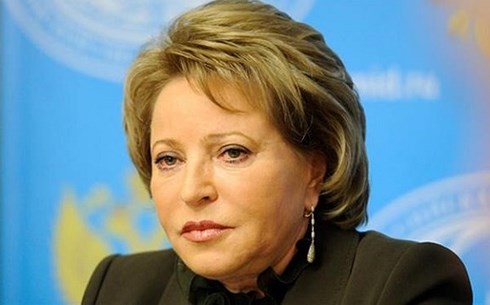Chủ tịch Thượng viện Nga Valentina Matvienko (Ảnh minh họa: KT)
