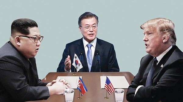 Hàn Quốc đề xuất tổ chức các cuộc đàm phán thêm với Triều Tiên, kể cả đàm phán Mỹ - Hàn - Triều tại Singapore vào tháng tới. Ảnh: Korea Times