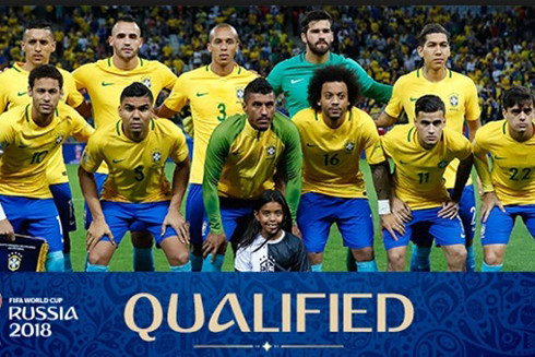 Đội tuyển Brazil chính là ứng cử viên số 1 cho chức vô địch World Cup 2018.