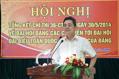 Ông Lê Thanh Quang phát biểu kết luận
