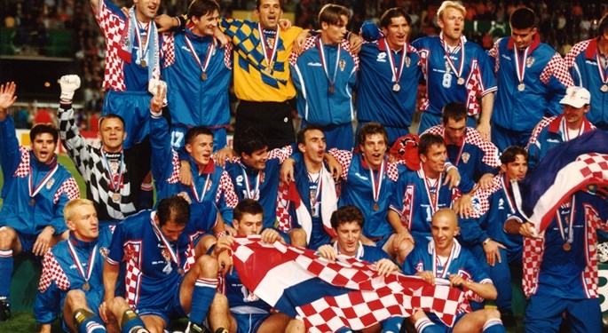 <p style= &quot;text-align: justify; &quot;>Croatia bất ngờ giành hạng Ba ở France 98</p>