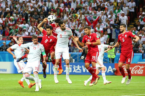 Đội tuyển Tây Ban Nha đã có chiến thắng khá là chật vật trước đội tuyển Iran.