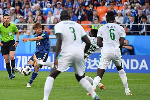 Đội tuyển Nhật Bản đã có một trận đấu ngoan cường trước đội tuyển Senegal.