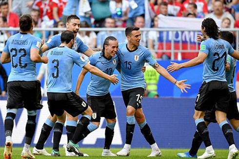 Đội tuyển Uruguay đã có một trận đấu hoàn toàn vượt trội trước đội tuyển Nga.