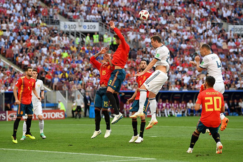 Đội tuyển Nga đã có chiến thắng vô cùng kịch tính trước đội tuyển Tây Ban Nha.