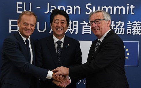EU và Nhật Bản ký thỏa thuận thương mại tự do “lịch sử”(Ảnh: rte.ie).