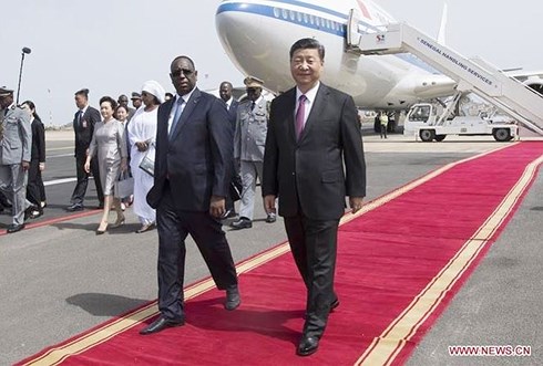 Chủ tịch Trung Quốc Tập Cận Bình có chuyến thăm cấp nhà nước tới Senegal. Ảnh: Tân Hoa Xã