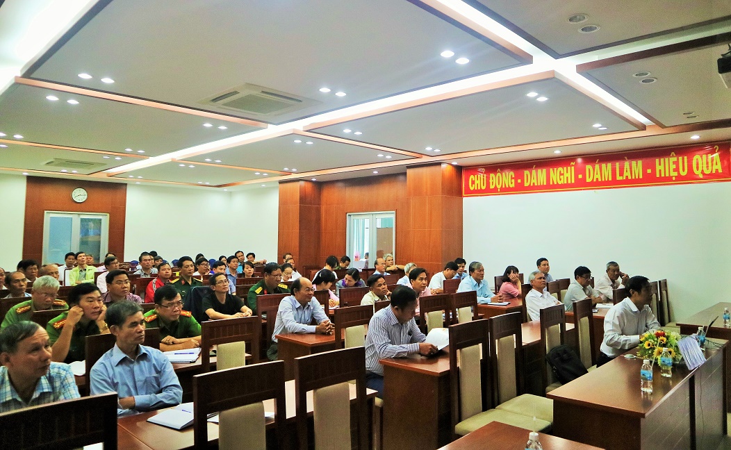 Quang cảnh điểm cầu Khánh Hòa.