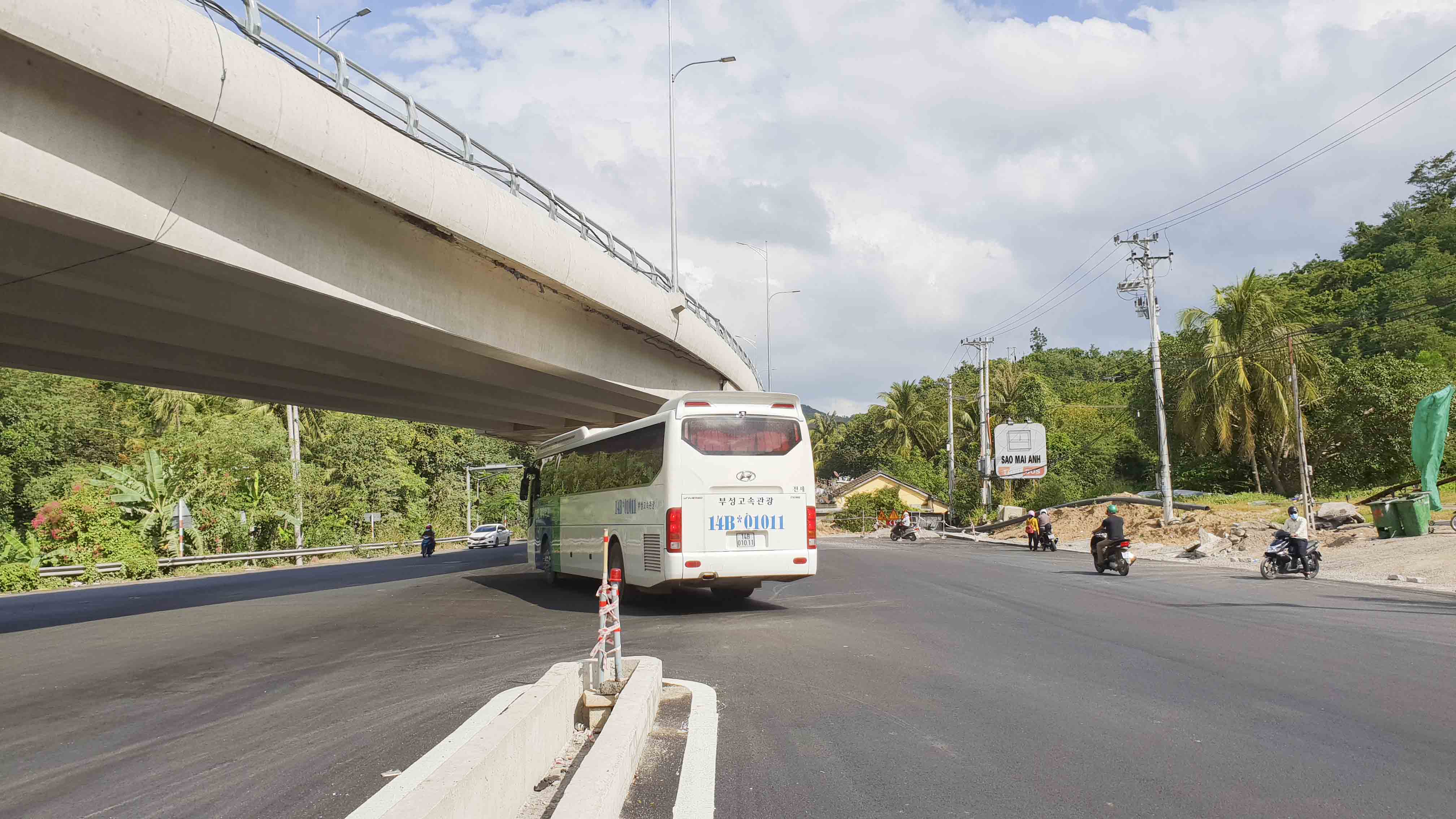 Khu vực dự án cầu vượt đèo Rù Rì.