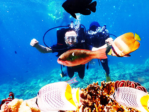 Lặn biển - đặc sản của du lịch Nha Trang.