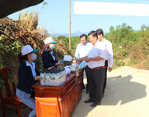 Công tác phòng chống dịch Covid-19 cũng được triển khai kỹ tại buổi lễ