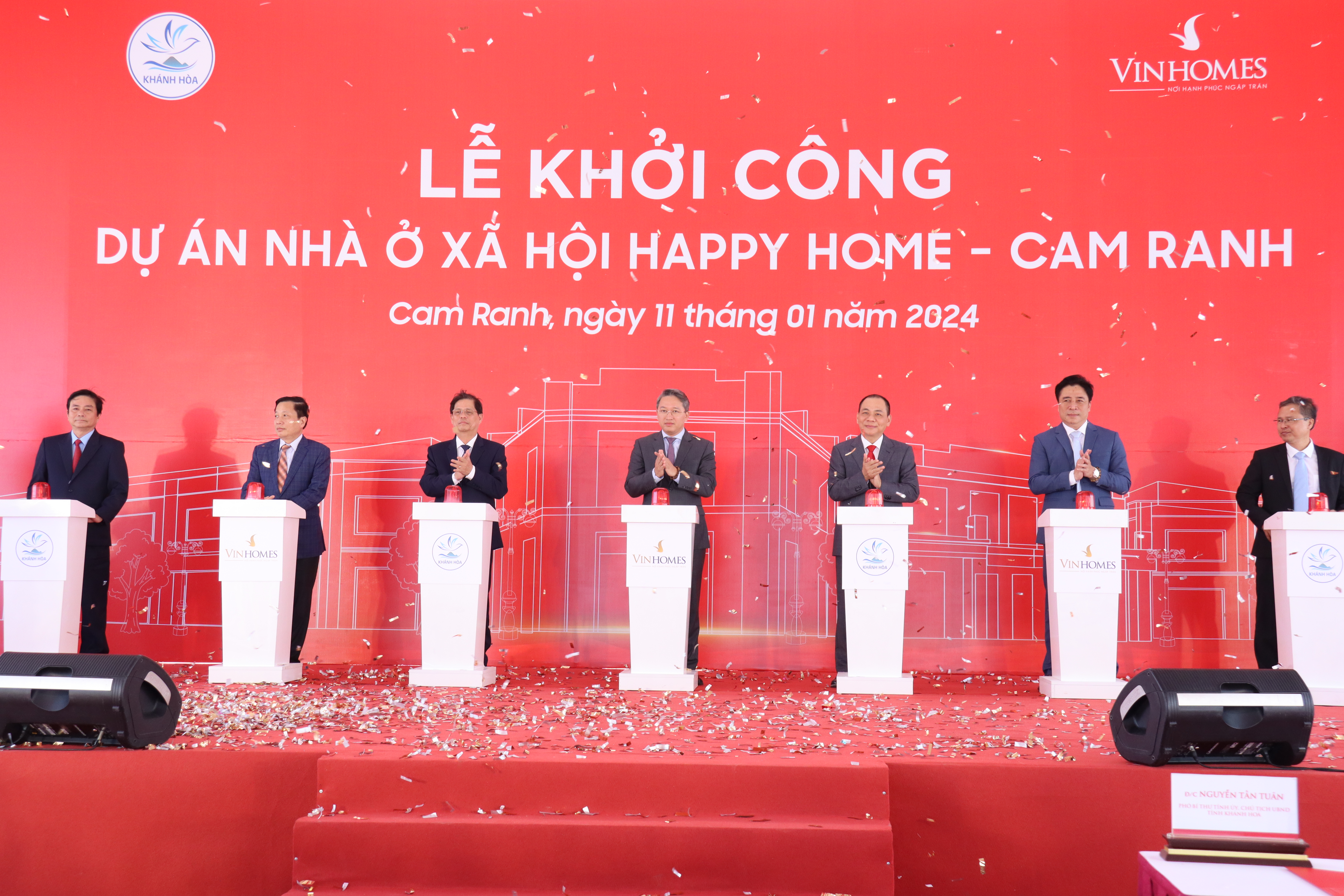 Tại TP. Cam Ranh: Khởi công dự án nhà ở xã hội có quy mô lớn nhất cả nước