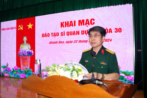 Trường Sĩ quan Thông tin: Khai mạc đào tạo sĩ quan dự bị khóa 30