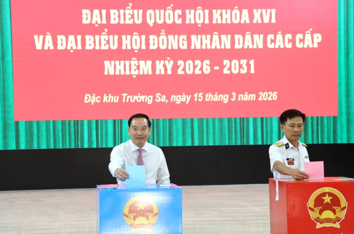 Thành công bầu cử ở đặc khu Trường Sa: Khẳng định quyết tâm xây dựng và phát triển Trường Sa thành trung tâm kinh tế, văn hóa, xã hội trên biển của cả nước