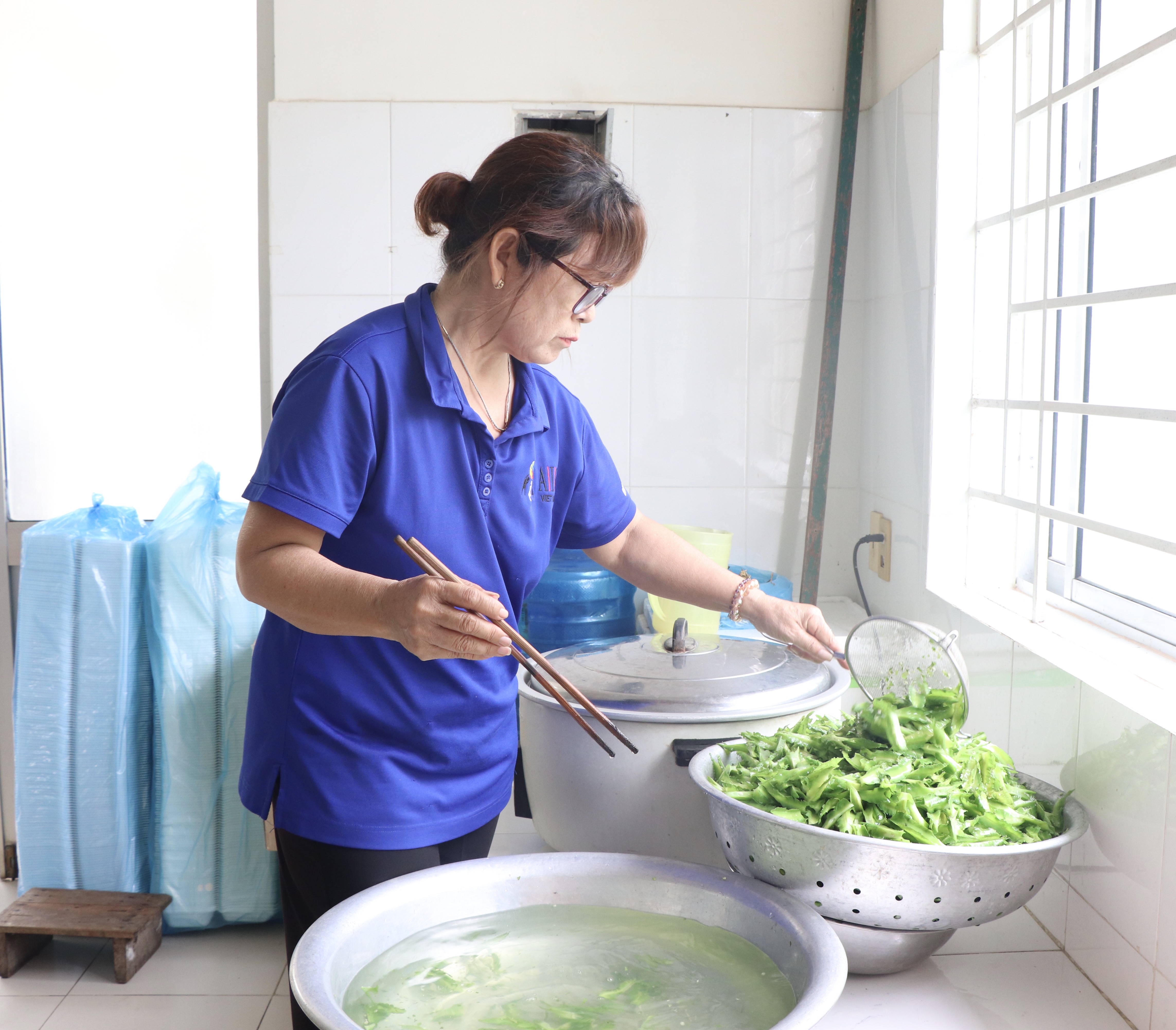 Bếp ăn đỏ lửa vì bệnh nhân nghèo