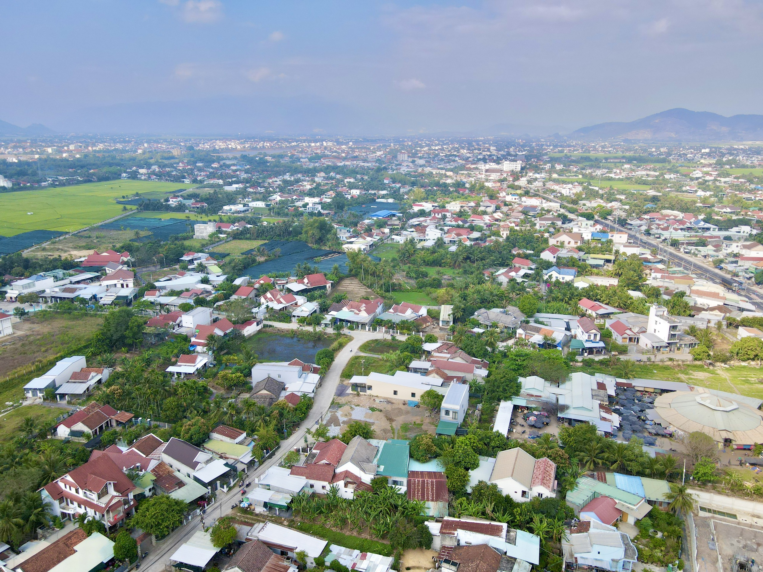 Khu vực dự kiến thành lập phường ở Diên Khánh: Đạt tiêu chuẩn về cơ sở hạ tầng