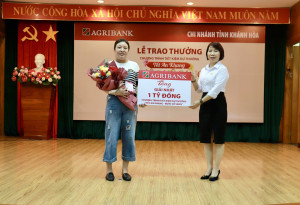 Agribank Chi nhánh Khánh Hòa: Tổ chức lễ trao thưởng Chương trình tiết kiệm dự thưởng “Tết an khang - Rước xế sang”