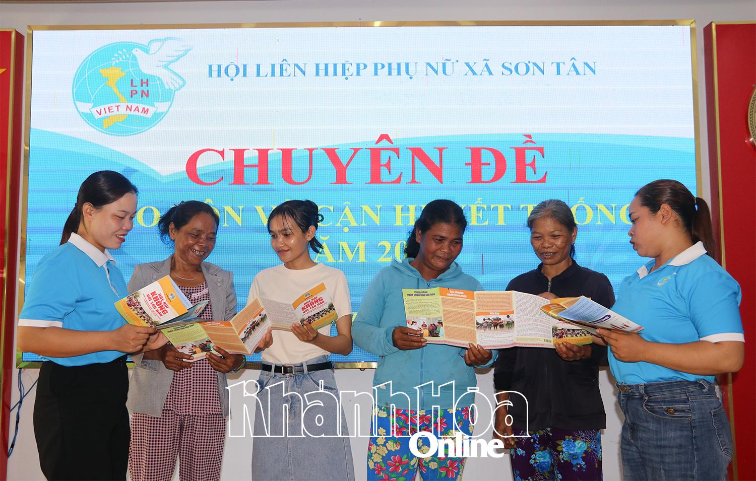 Phụ nữ Cam Lâm chung tay giảm tảo hôn, hôn nhân cận huyết thống