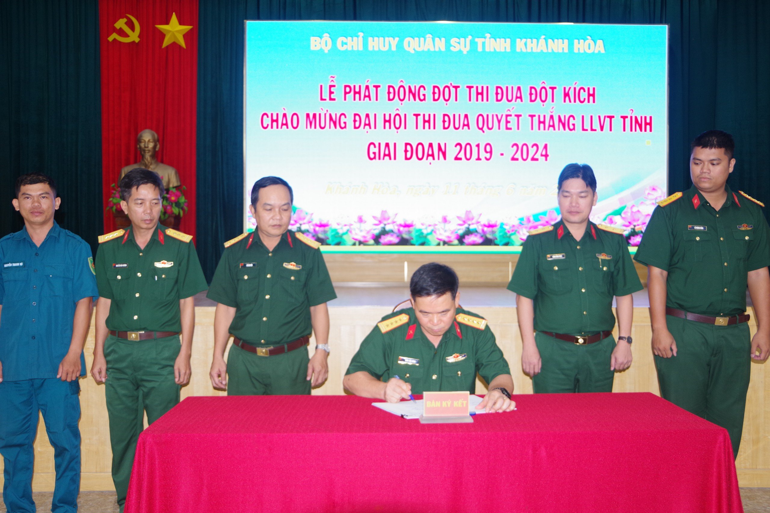 Bộ Chỉ huy Quân sự tỉnh: Phát động đợt thi đua cao điểm chào mừng Đại hội Thi đua Quyết thắng lực lượng vũ trang tỉnh