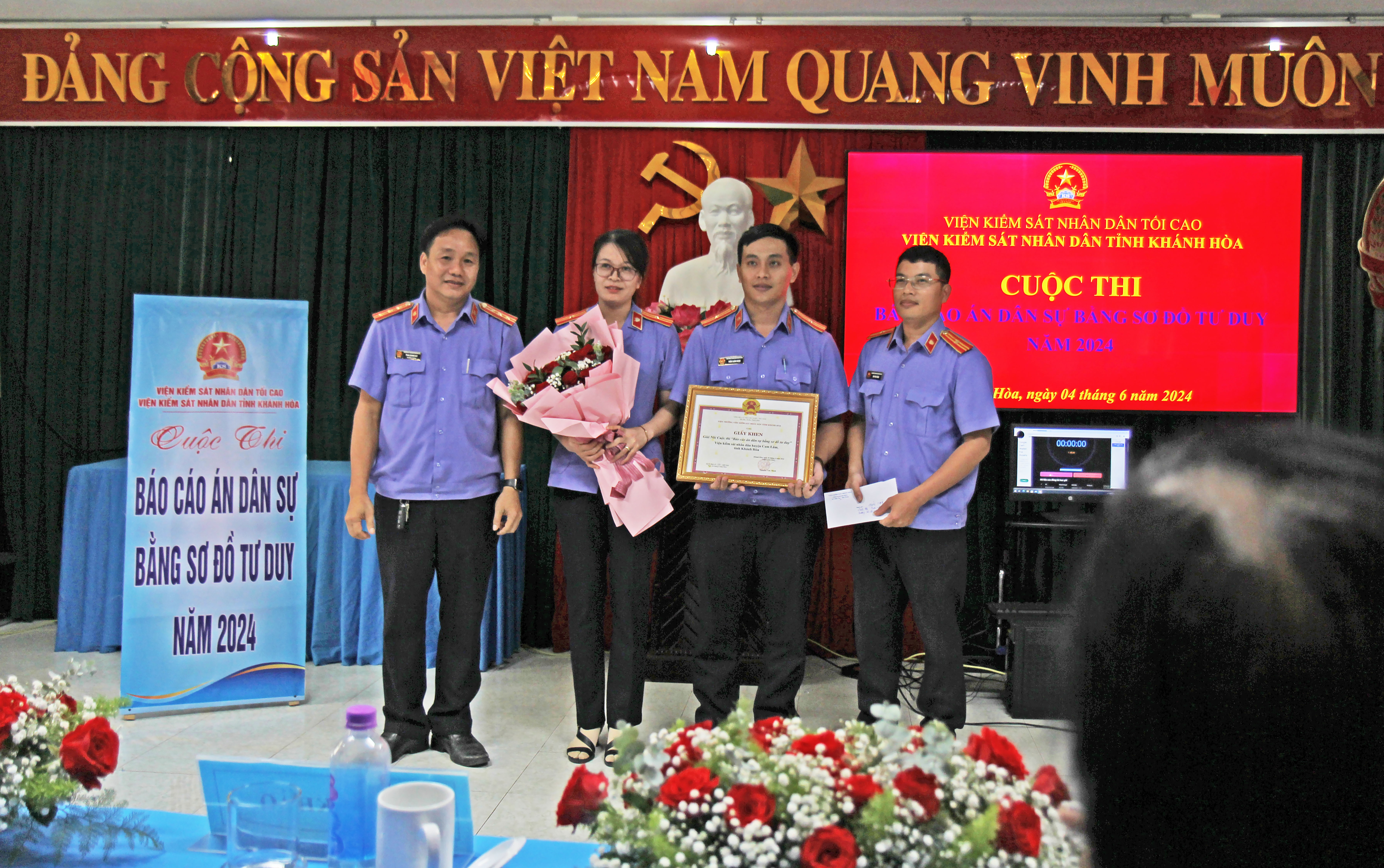 Viện Kiểm sát nhân dân tỉnh: Tổ chức cuộc thi Báo cáo án dân sự bằng sơ đồ tư duy