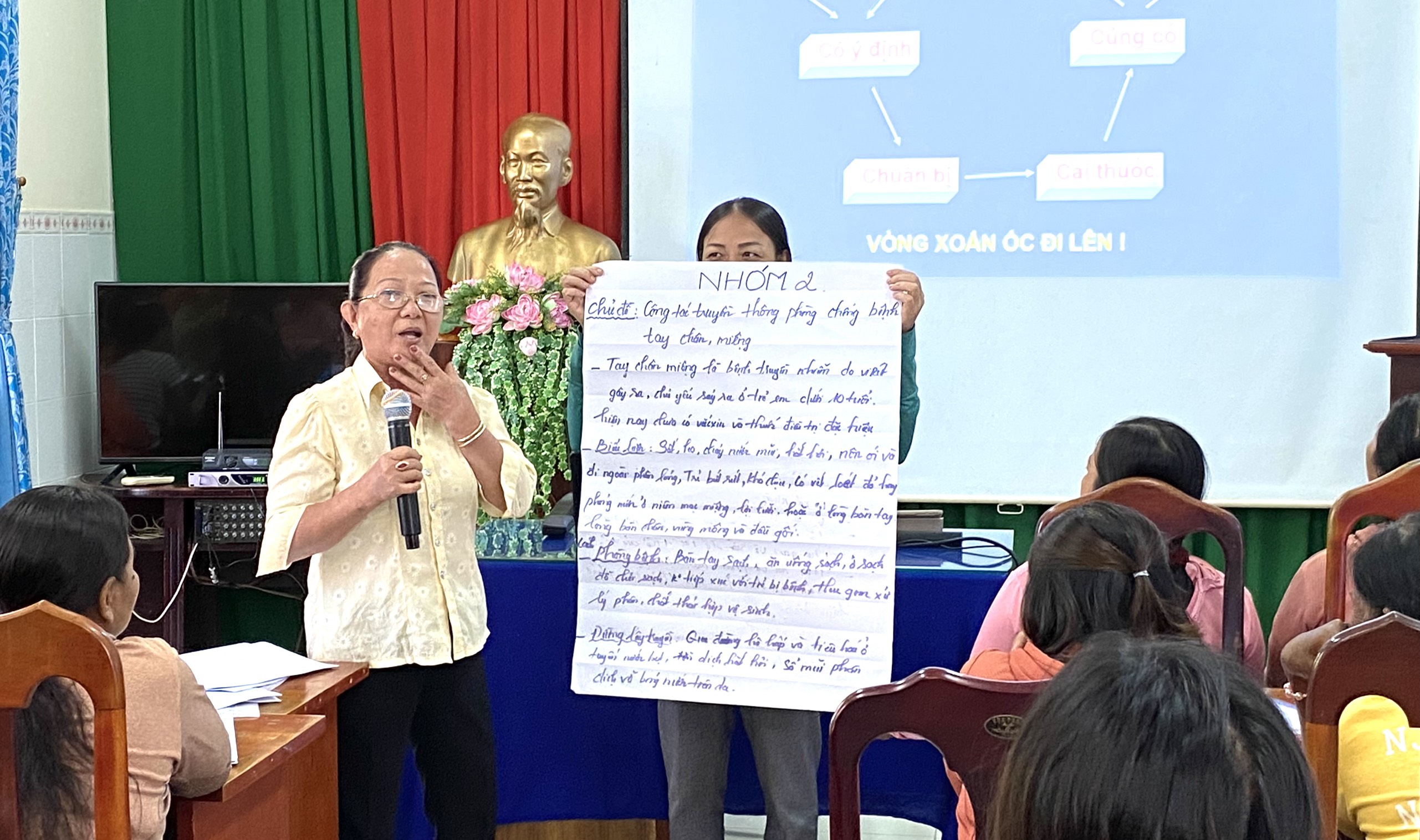 Khánh Vĩnh: Hơn 50 nhân viên y tế thôn bản được tập huấn phòng, chống dịch bệnh