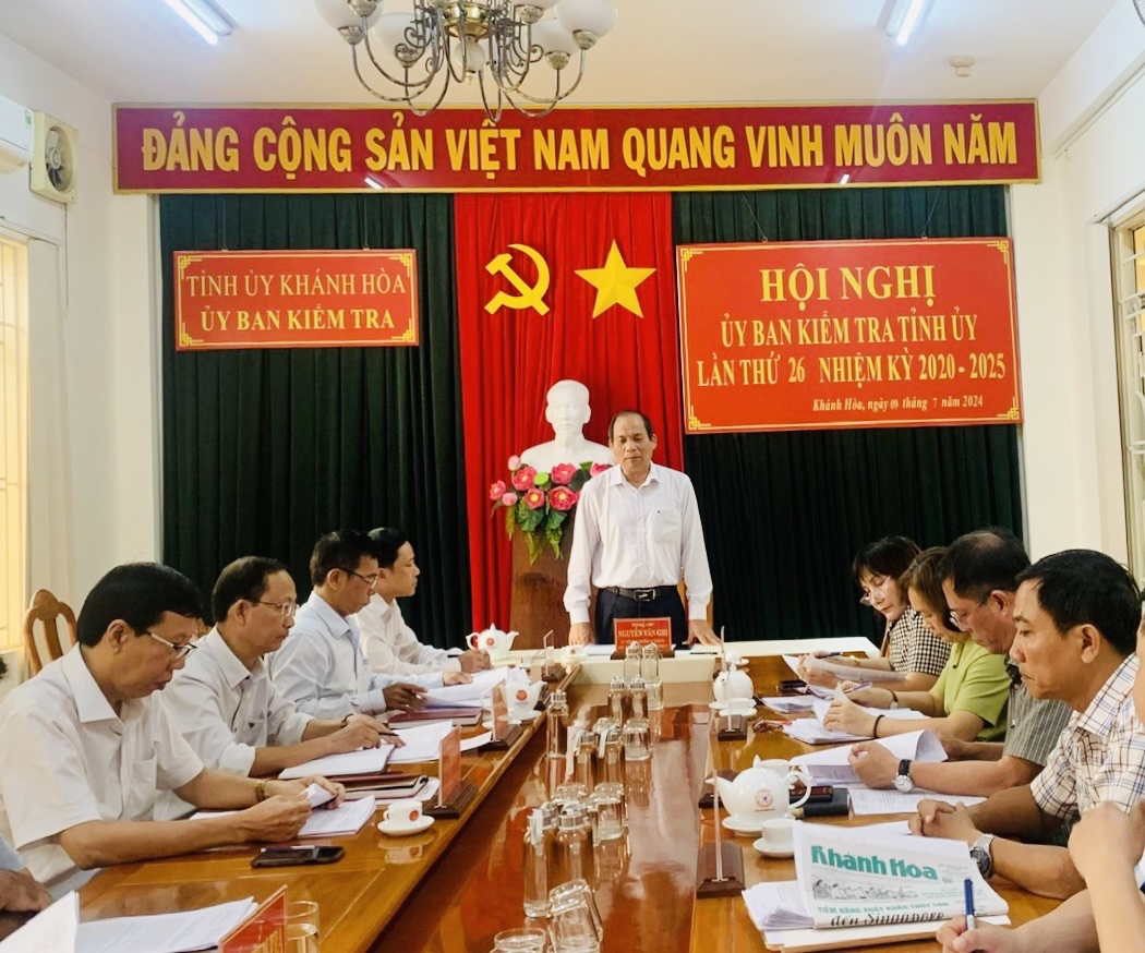 Hội nghị Ủy ban Kiểm tra Tỉnh ủy lần thứ 26