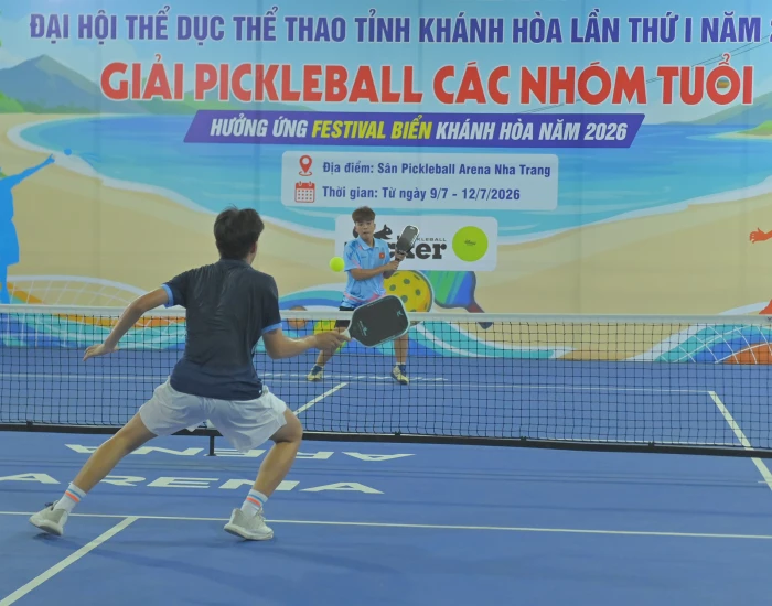 Giải pickleball các nhóm tuổi: Sân chơi hấp dẫn