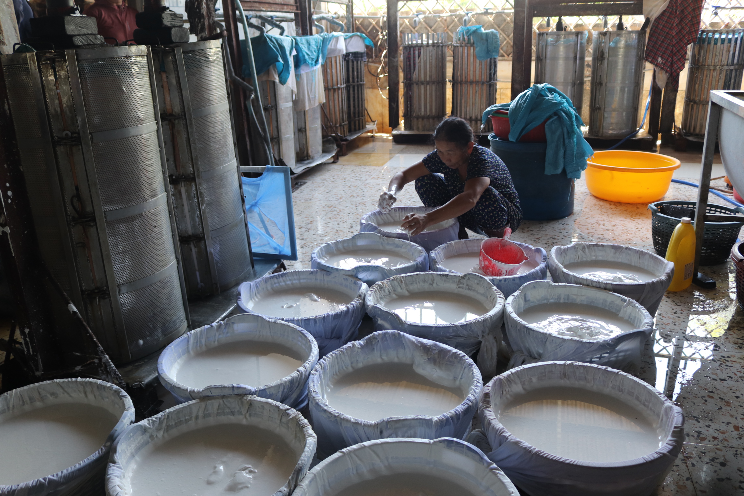 Thị trấn Diên Khánh: : Kiểm soát nguồn nước thải từ các cơ sở làm bún