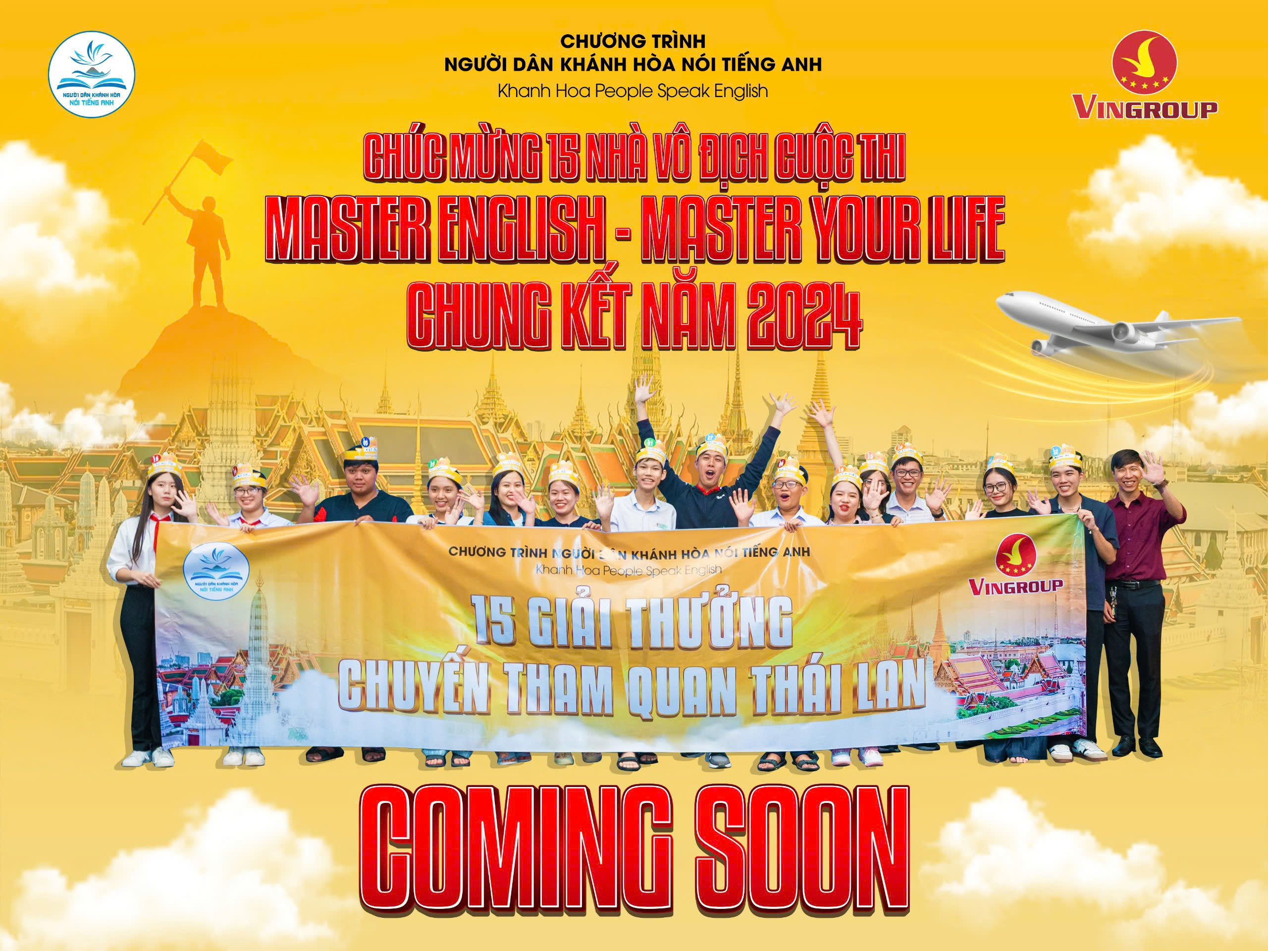 15 nhà vô địch cuộc thi “Master English - Master your life”: Chờ đón hành trình khám phá xứ sở Chùa Vàng
