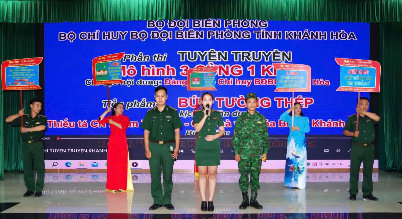 Hội thi Dân vận khéo Bộ đội Biên phòng khu vực II: Bộ đội Biên phòng tỉnh Khánh Hòa đoạt giải ba