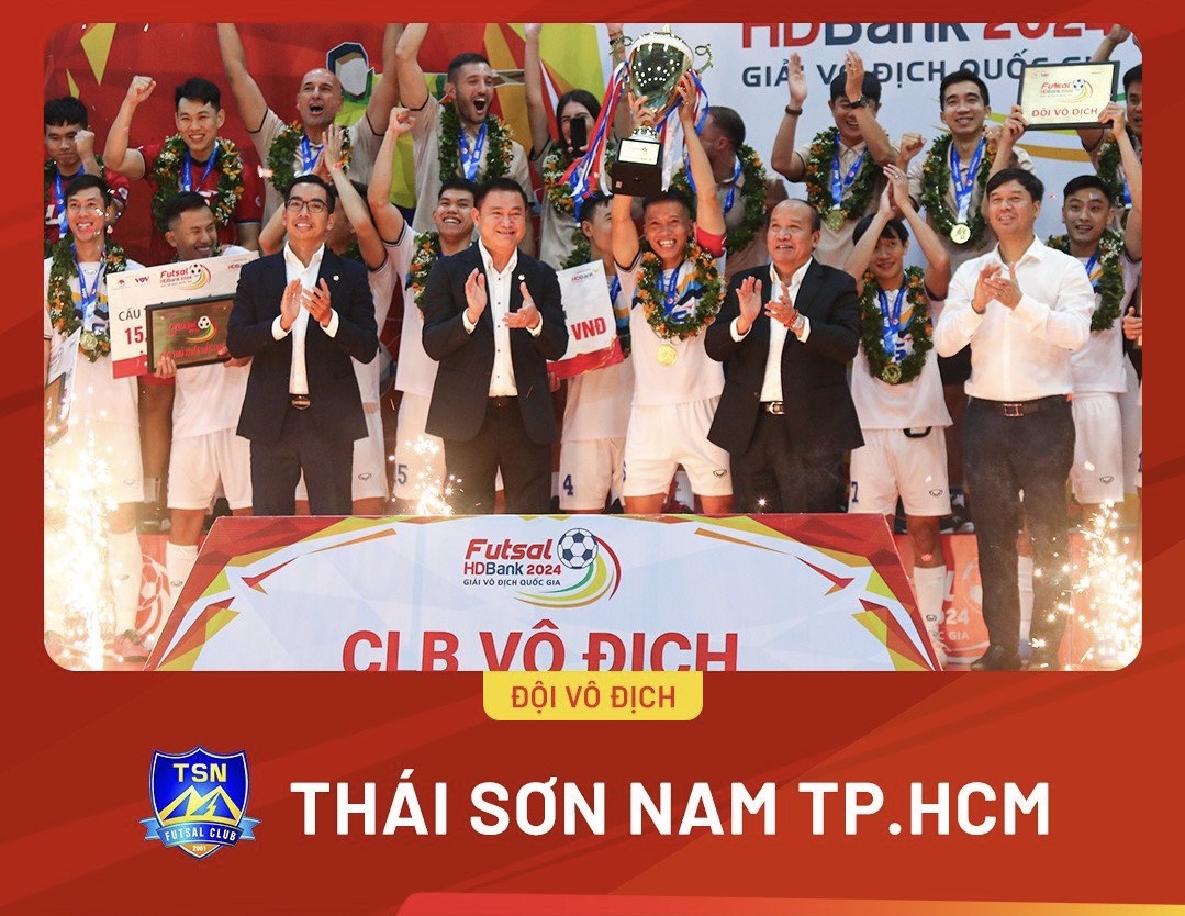Giải futsal HDBank vô địch quốc gia 2024: Thái Sơn Nam khẳng định vị thế