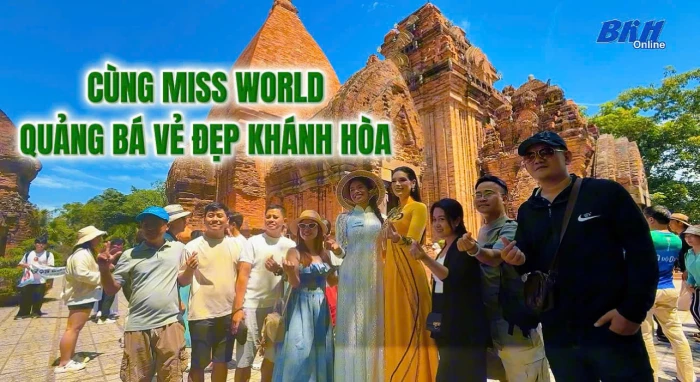 [Video] Cùng thí sinh Miss World 2026 quảng bá vẻ đẹp Khánh Hòa