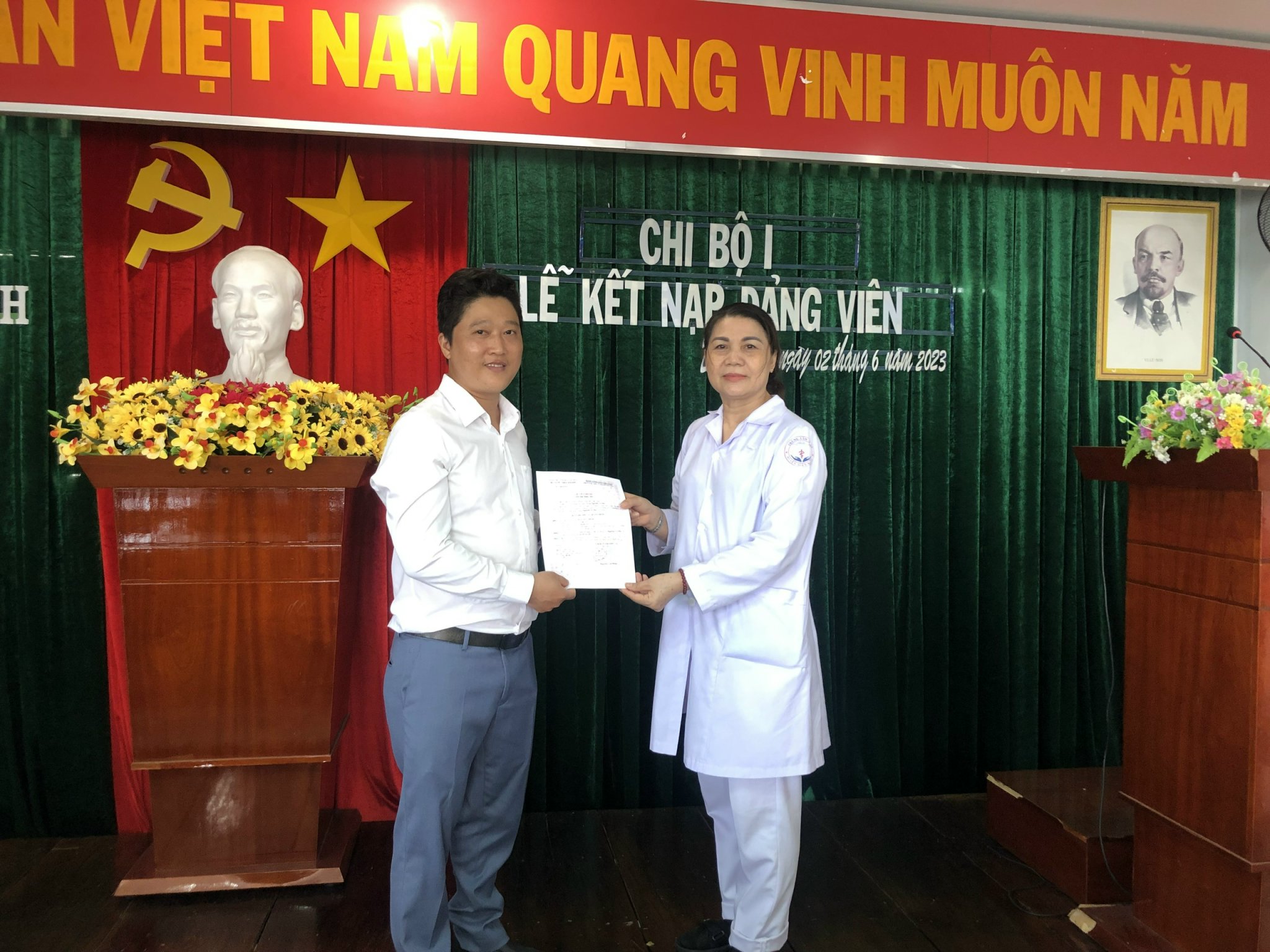 Diên Khánh: Quan tâm phát triển đảng viên mới